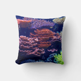 Cojín Decorativo Océano bajo el agua, vida marina, imagen real