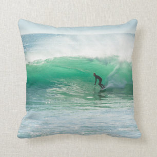 Cojín Decorativo Océano de la persona que practica surf que