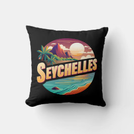 Cojín Decorativo Océano Índico de las Islas Seychelles