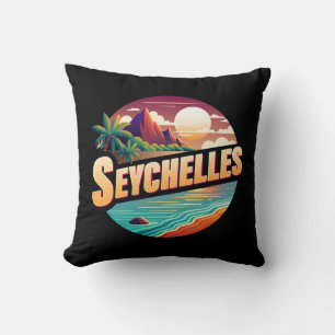 Cojín Decorativo Océano Índico de las Islas Seychelles