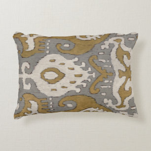 Cojín Decorativo Ochre Ikat II
