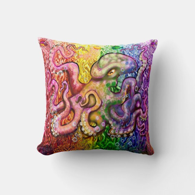 Cojín Decorativo Octopus (Anverso)