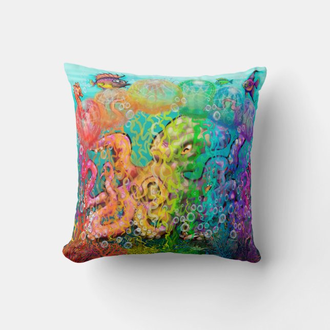 Cojín Decorativo Octopus (Anverso)