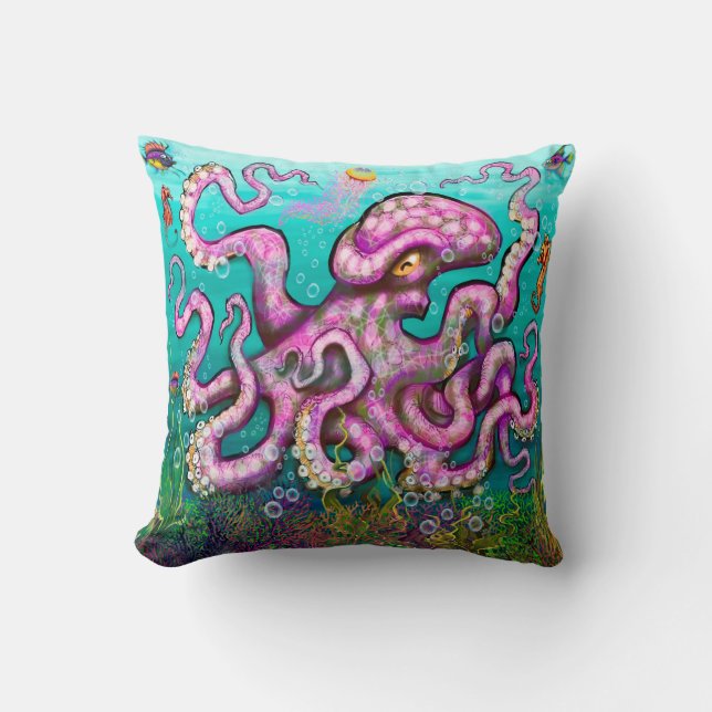 Cojín Decorativo Octopus (Anverso)