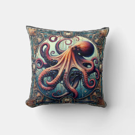 Cojín Decorativo Octopus Art Deco