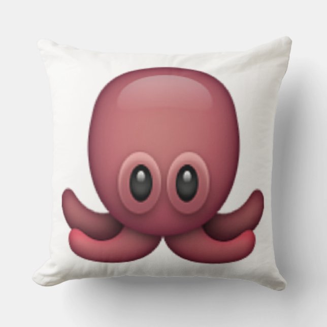 Cojín Decorativo Octopus - Emoji (Anverso)