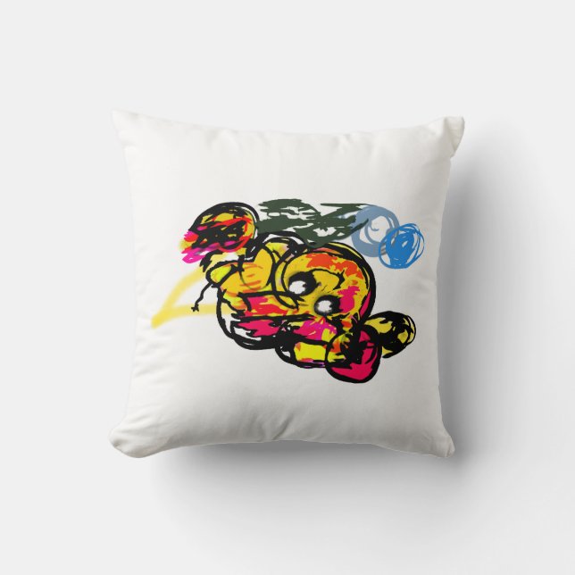 Cojín Decorativo Octopus fun (Anverso)