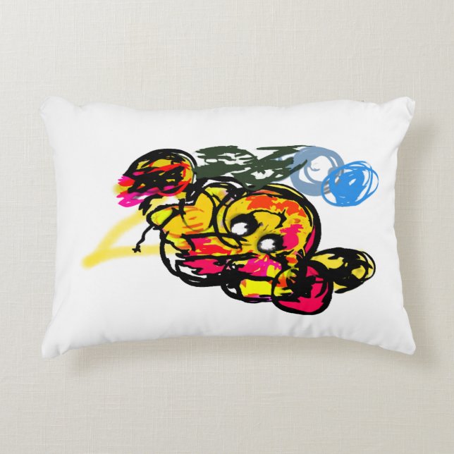 Cojín Decorativo Octopus fun (Anverso)