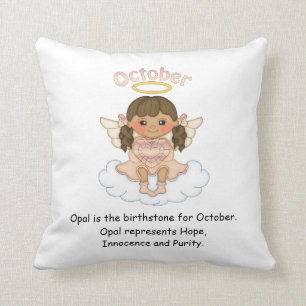 Cojín Decorativo Octubre Ángel Brunette