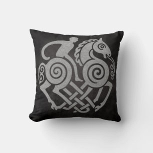Cojín Decorativo Odin Riding Sleipnir - Arte Viking de la mitología