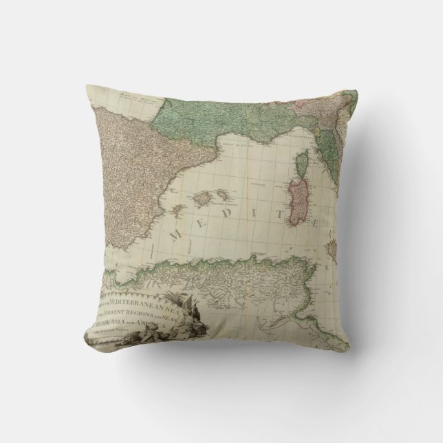 Cojín Decorativo Oeste mediterráneo (Anverso)