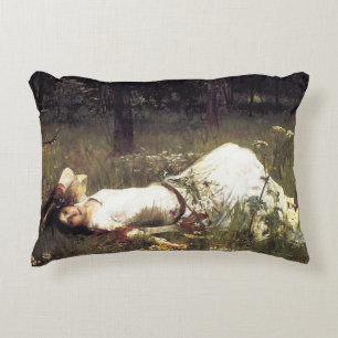 Cojín Decorativo Ofelia por John William Waterhouse