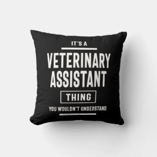 Cojín Decorativo Oferta de cargo de ayudante veterinario