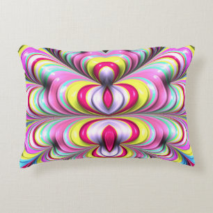 Cojín Decorativo ~OFF THE PLANET WOW ~ Diseño fractal ~