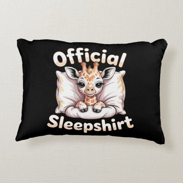 Cojín Decorativo  Official Sleepshirt Giraffe (Reverso)