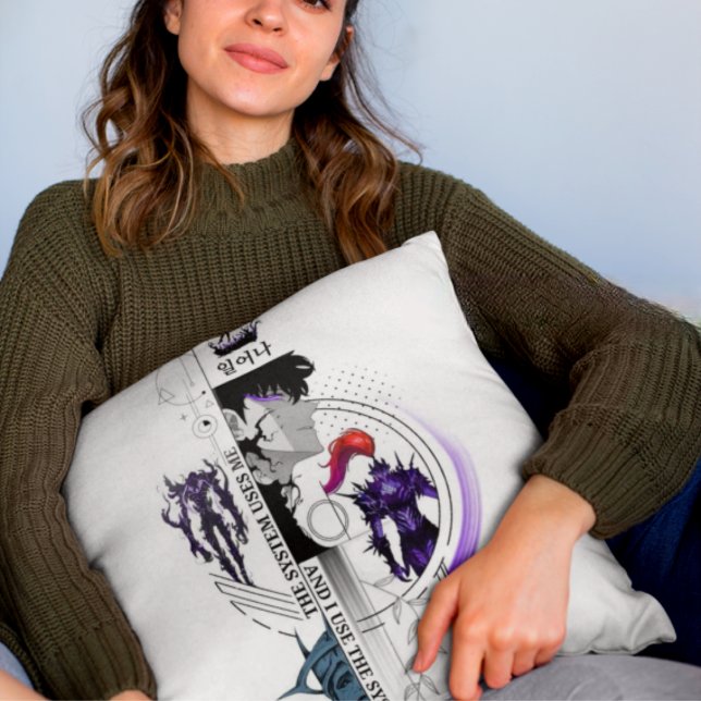 Cojín Decorativo Official Solo Leveling Anime Pillow 6-Pack Set | S (Subido por el creador)