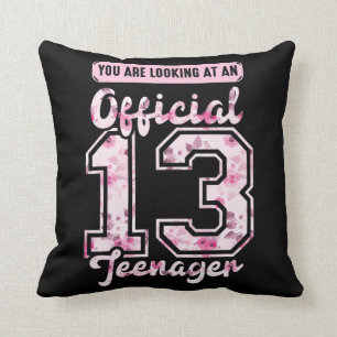 Cojín Decorativo Oficial 13 Adolescente de 13 años