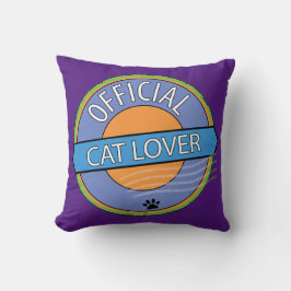Cojín decorativo Oficial de Cat Lover