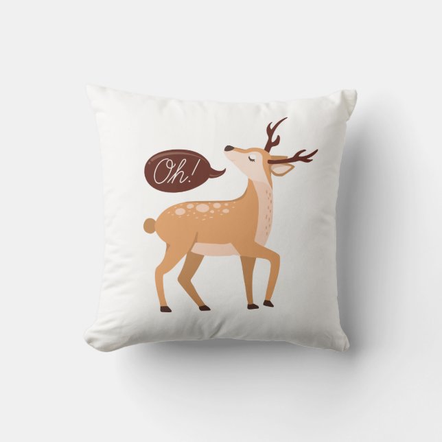 Cojín Decorativo Oh Deer (Anverso)