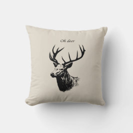 Cojín Decorativo Oh Deer Reindeer