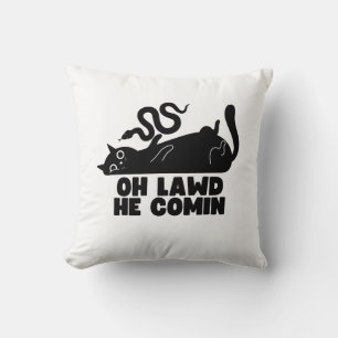 Cojín Decorativo Oh Lawd He Comin