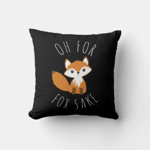 Cojín Decorativo Oh por Fox Sake