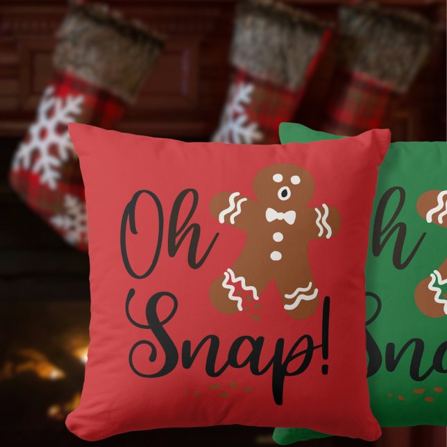 Cojín Decorativo Oh snap Christmas Pillow (Subido por el creador)