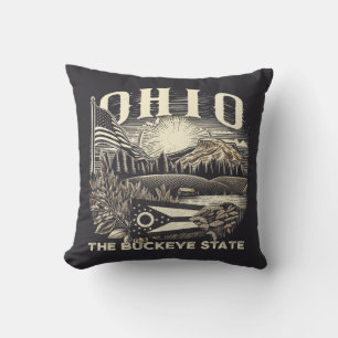 Cojín Decorativo Ohio El Estado De Buckeye