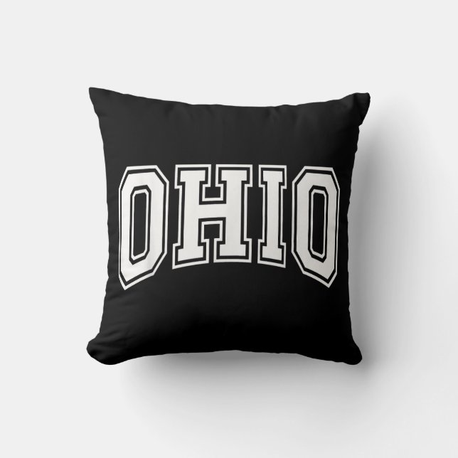 Cojín Decorativo Ohio OH USA (Anverso)