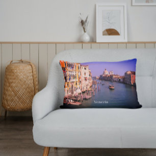 Cojín Decorativo Ojalá estuviera en Venecia, Italia Holiday