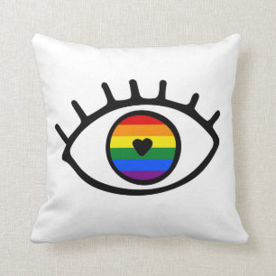 Cojín Decorativo Ojo arcoiris