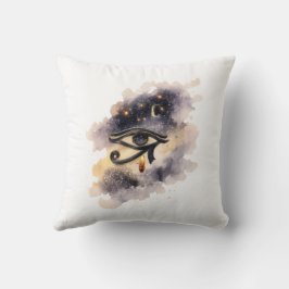 Cojín Decorativo Ojo Cósmico de Horus Decoración Mitología Egipcia