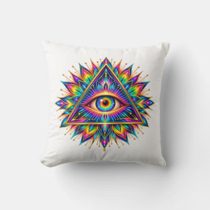 Cojín Decorativo Ojo de explosión solar prismático