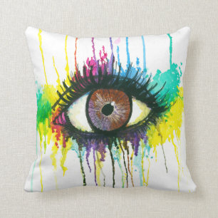 Cojín Decorativo Ojo de la acuarela