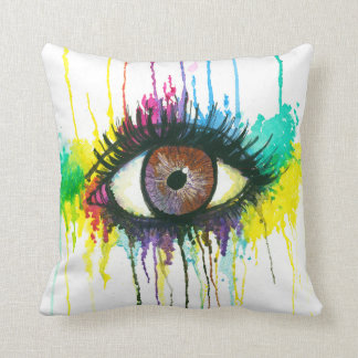 Cojín Decorativo Ojo de la acuarela