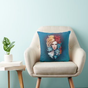 Cojín Decorativo Ojo de León y pelo estrellado
