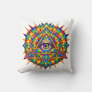 Cojín Decorativo Ojo del Amanecer Prismático