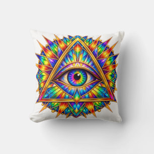 Cojín Decorativo Ojo del Amanecer Prismático