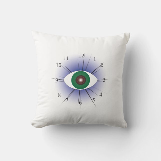 Cojín Decorativo Ojo del tiempo (Anverso)