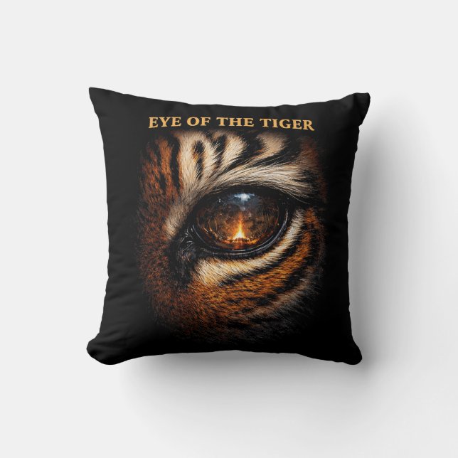 Cojín Decorativo Ojo del Tigre (Anverso)
