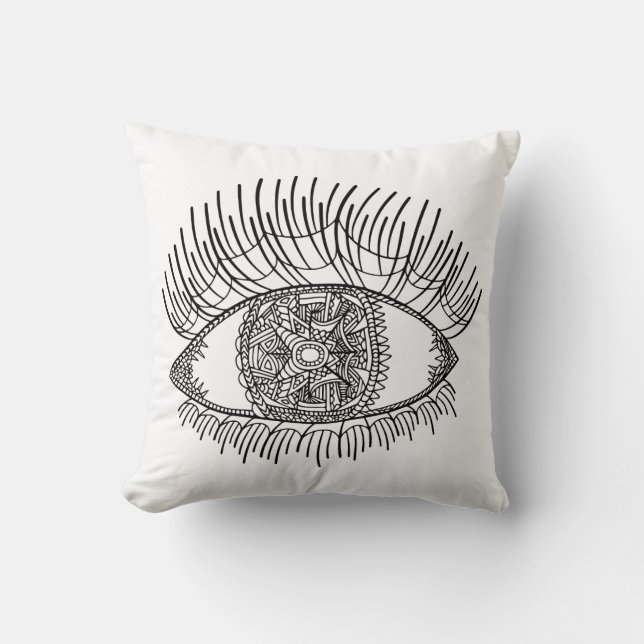 Cojín Decorativo Ojo inspirado (Anverso)