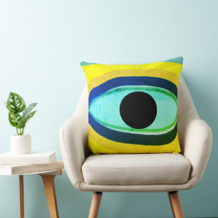 Cojín Decorativo Ojo Malo Abstracto