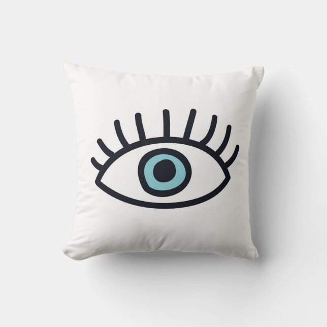 Cojín Decorativo Ojo malvado (Anverso)