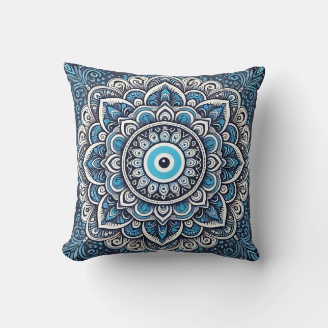 Cojín Decorativo Ojo malvado (Anverso)