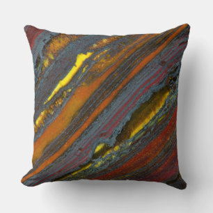 Cojín Decorativo Ojo tigre australiano a rayas