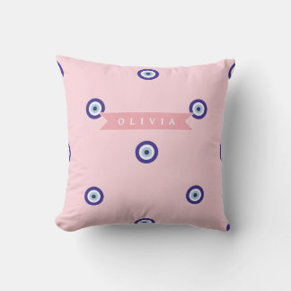 Cojín Decorativo Ojo Turco Rosa Personalizado Regalo Customizado Li