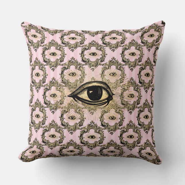 Cojín Decorativo Ojo único dentro del marco (Anverso)