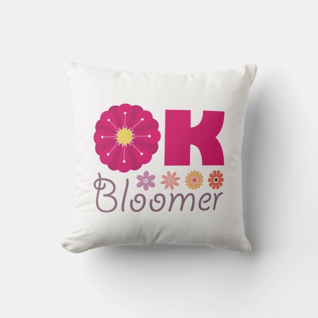 Cojín Decorativo Ok Bloomer (Anverso)