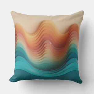 Cojín Decorativo Ola de Giri Alivio Motivo Batik 3D