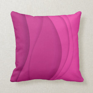 Cojín Decorativo Ola rosa suave de lujo